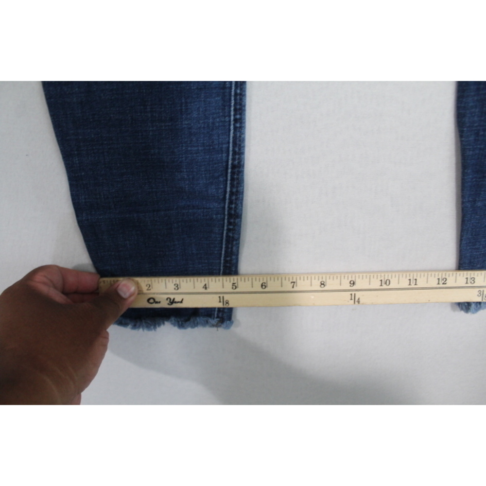 Lucky Brand Women Blue Jeans Bridgette Skinny Size 4/27 Raw Hem - Picture 6 of 10